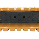 Горщик для квітів балконний з підставкою на ніжках Akasya 11 л коричневий, фото 6