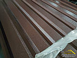 Профнастил матовий коричневий, RAL 8017, матовий профлист для забору і даху, фото 9