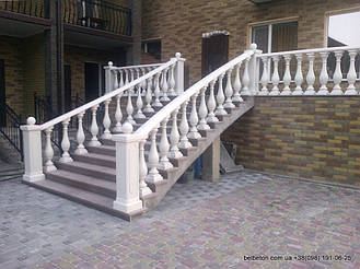 Не теряйте возможность заказать бетонную балюстраду с балясинами. Технология мрамор из бетона снимает с вас нужду ухода за данными изделиями. Наши товары не требуют покраски или шпаклевки. Гарантированный срок службы более 25 лет.