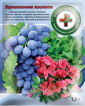 Бурштинова кислота, 1.5 г, регулятор росту