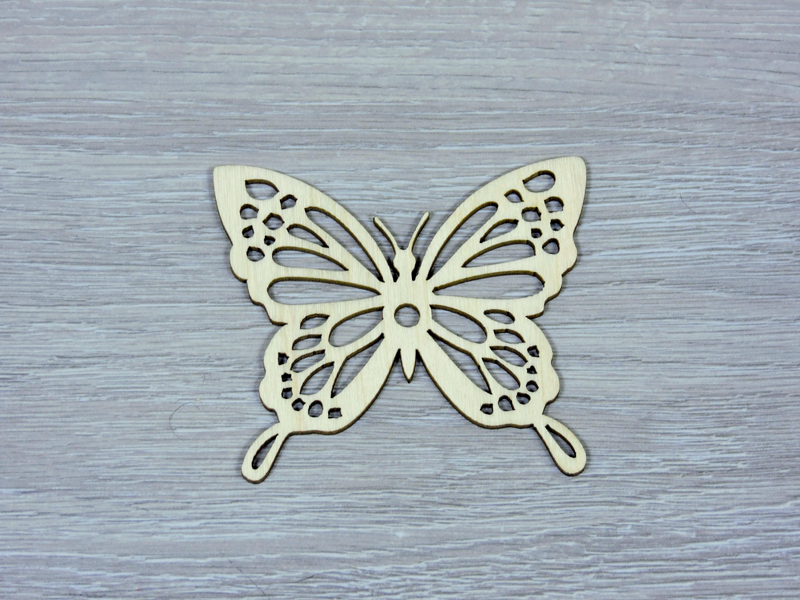 Дерев'яні метелики для декору (форма №3) (2250)