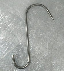 Гак для м'яса і туш d 8 мм. 172*250 мм