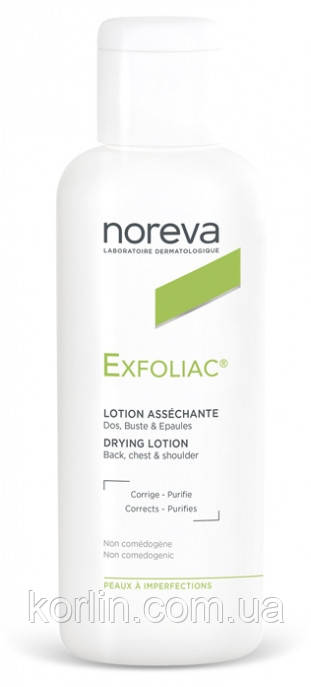 Noreva Exfoliac Lotion Лосьон с высокой концентрацией АНА и ВНА Норева Эксфолиак