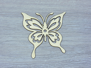 Декор з метеликів ручної роботи (форма №6) (2253)