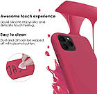 Чохол Silicone Case full для iPhone 11 Pro Max Rose red, фото 6
