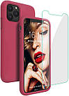 Чохол Silicone Case full для iPhone 11 Pro Max Rose red, фото 2
