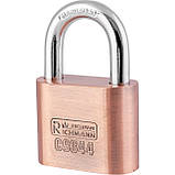 Замок навісний Richmann 40 мм 4 ключі латунне осердя загартована дуга (C9344), фото 2