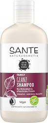 БІО-Шампунь для блиску волосся Рослинні протеїни та Березові листя (для всієї родини) Sante, 250 мл