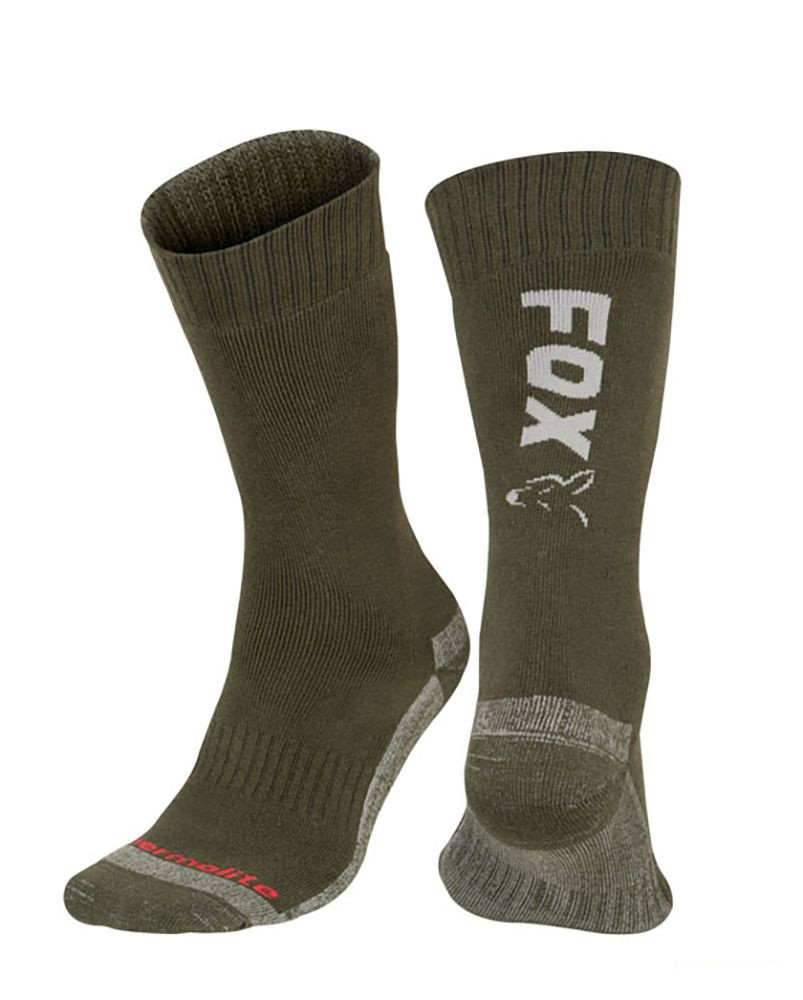 Термо-шкарпетки Fox Collection Green Silver Thermolite long Sock