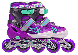 Ролики Extreme Motion R2051 фіолетовий р. 30-33 (18см-20,5 см)