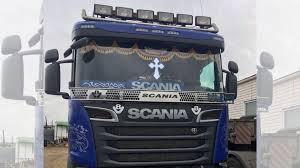 Накладка балкона лобового скла Scania R - G