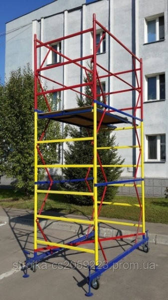 Вишка-тура 🏗 будівельна пересувна, розмір 1.6 х 0.8 (м) 1+1