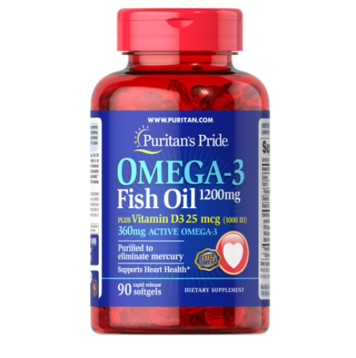Puritan's Pride Omega-3 Fish Oil 1500 mg (60 капс)