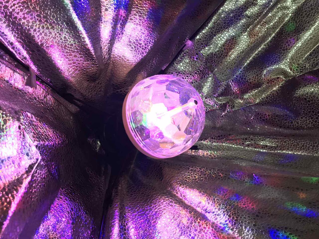 Мощная диско лампа 6 LED Color Rotating Lamp, вращающаяся диско лампа, диско шар для вечеринок RD-5006 - фото 4 - id-p1318661158