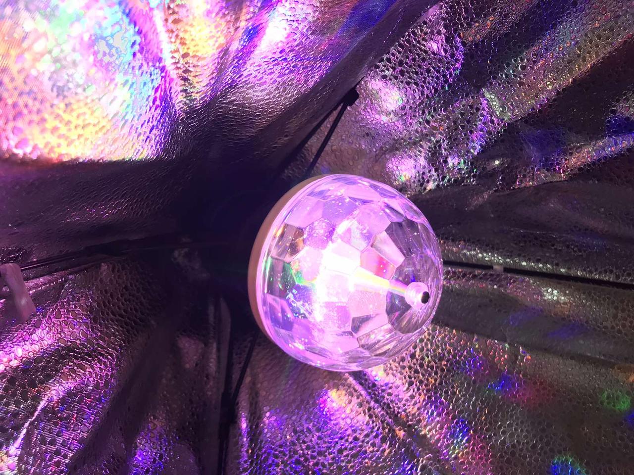 Мощная диско лампа 6 LED Color Rotating Lamp, вращающаяся диско лампа, диско шар для вечеринок RD-5006 - фото 6 - id-p1318661158