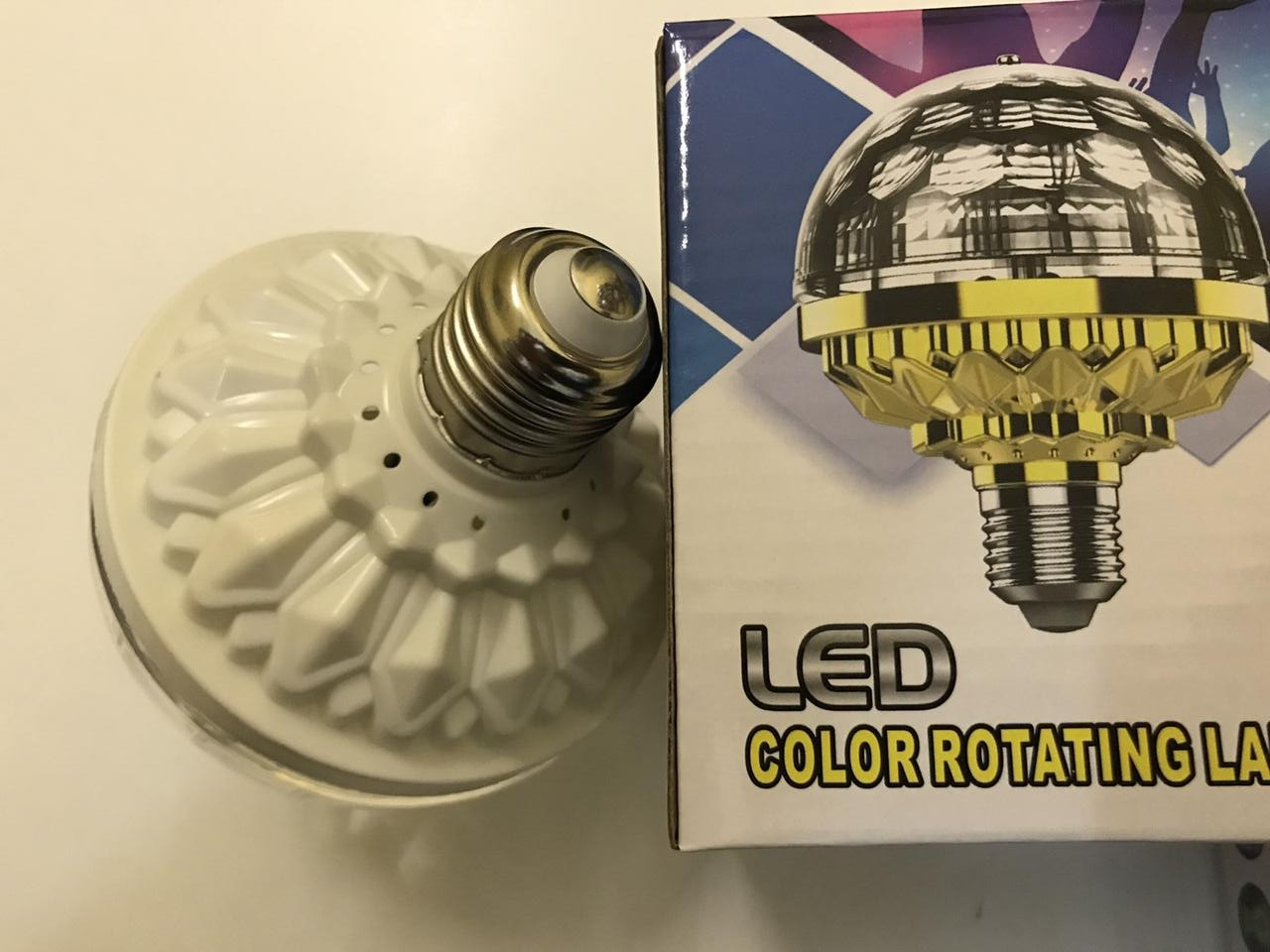 Мощная диско лампа 6 LED Color Rotating Lamp, вращающаяся диско лампа, диско шар для вечеринок RD-5006 - фото 8 - id-p1318661158