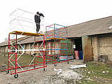 Вишка-тура модель "ПРО" 1.2 х 2.0 (м) 13+1, пересувна сталева, фото 10