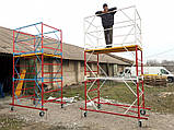 Вишка-тура, пересувна сталева 2.0 х 2.0 (м) 2+1, фото 8