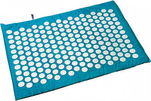 Килимок для акупунктурного масажу Acupressure Mat Блакитний 184292, фото 2