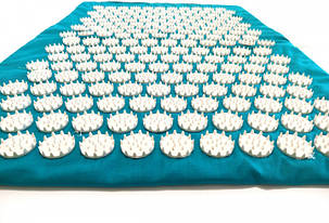 Килимок для акупунктурного масажу Acupressure Mat Блакитний 184292, фото 2