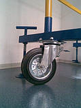 Риштовка на колесах, вишка-тура, пересувна сталева 2.0 х 2.0 (м) 13+1, фото 6