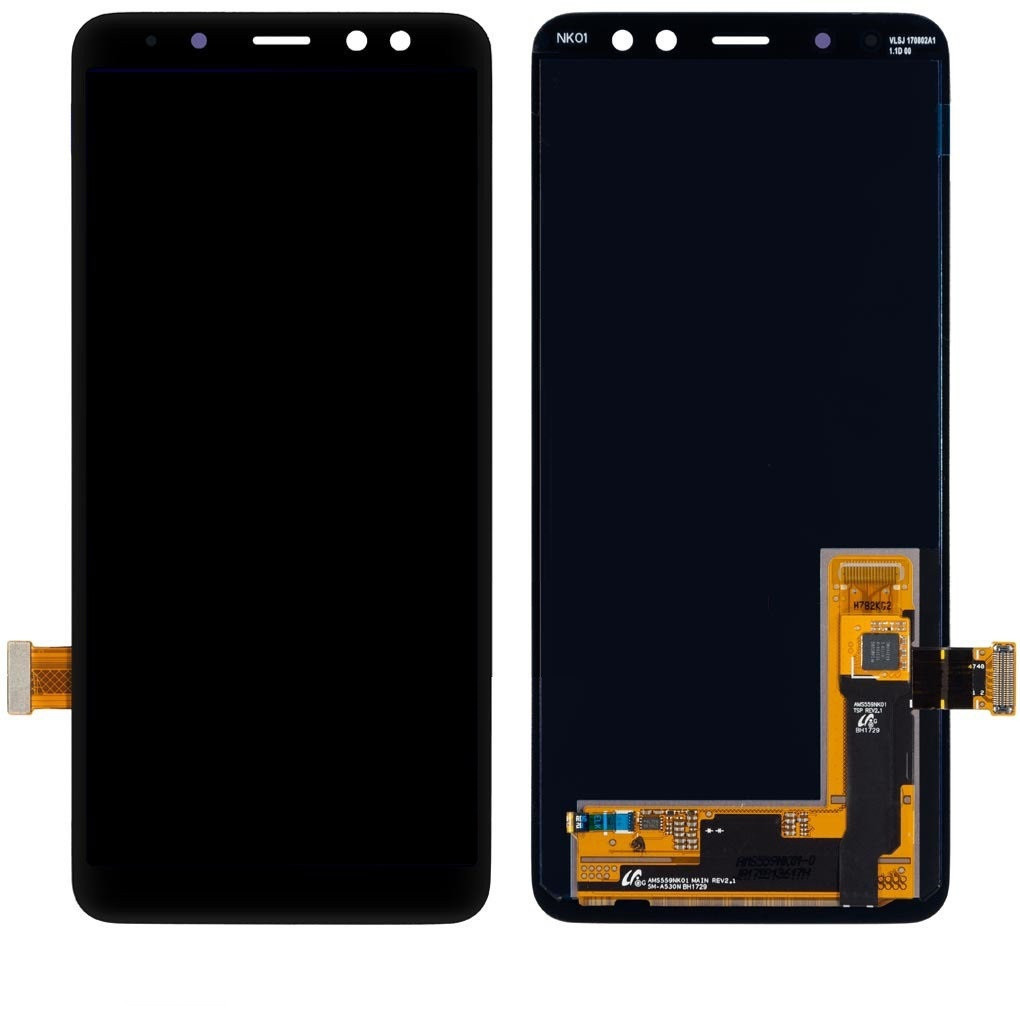 Дисплей для Samsung A8 2018 | A530 з сенсорним склом (Чорний) Оригінал Китай