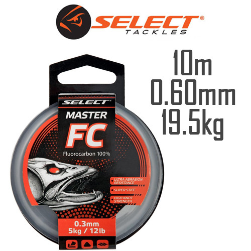 Флюорокарбон Select Master FC 10m 0.60 mm 42lb/19.5 kg