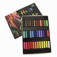Крейда для волосся Hair Chalk, 24 шт.
