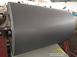 Матовий метал сірого кольору RAL 7024, лист гладкий темно-сірого кольору матовий, купити гладкий лист кольору графіт, фото 5