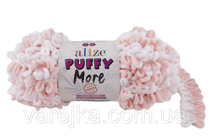 Купить Пряжа с петлями Alize Puffy More 6272 ( для вязания руками Ализе ...
