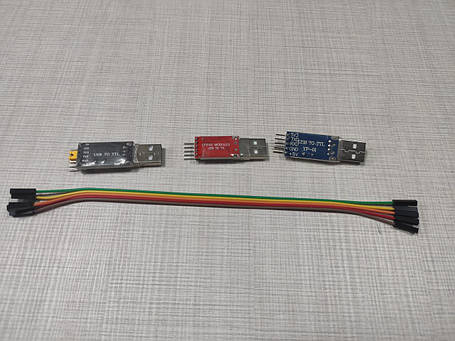 USB TTL перетворювач RS232 COM port PL2303 CP2102 CH340, фото 1