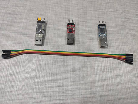 USB TTL перетворювач RS232 COM port PL2303 CP2102 CH340, фото 3