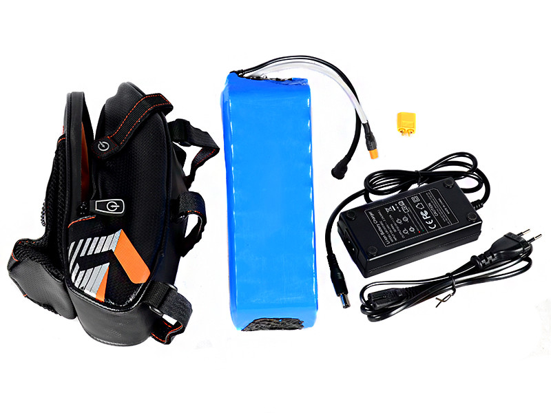 Акумулятор літієвий 36 В 24 А/год (в термоусадці) + зарядний пристрій, фото 1