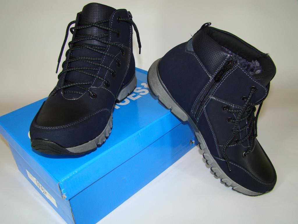 Кроссовки зимние на меху Ok-shoes M1731-3 (40-45р) код 10011