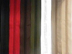 Блискавка № 5 спіральна (вита) метражні, колір чорний