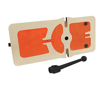 Лещата верстатні прецизійні жорстко-фіксуючі неповоротні QM16200L (NR) тип 3418, фото 3