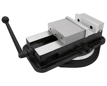 Лещата верстатні прецизійні жорстко-фіксуючі поворотні QM16200L (YR) тип 3418, фото 1