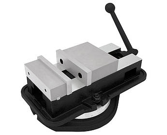 Лещата верстатні прецизійні жорстко-фіксуючі поворотні QM16200L (YR) тип 3418, фото 2