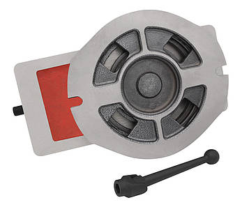 Лещата верстатні прецизійні жорстко-фіксуючі поворотні QM16200L (YR) тип 3418, фото 3