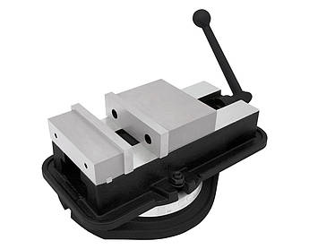 Лещата верстатні прецизійні жорстко-фіксуючі поворотні QM16200 (YR) тип 3418, фото 2