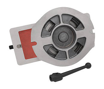 Лещата верстатні прецизійні жорстко-фіксуючі поворотні QM16160 (YR) тип 3418, фото 3