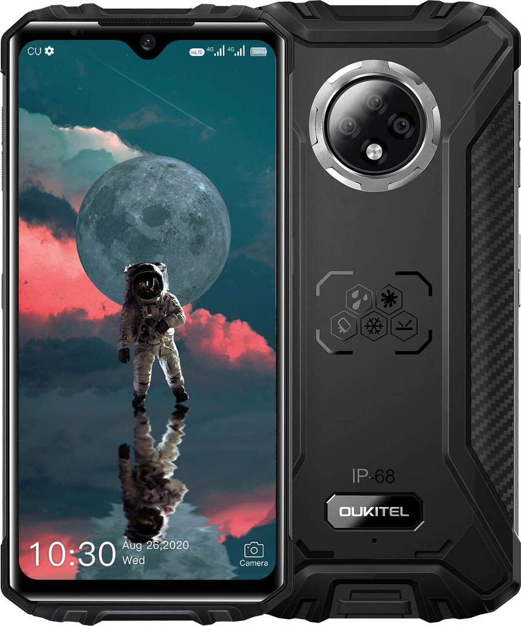 Захищений смартфон OUKITEL WP8 Pro 4/64GB Black протиударний водонепроникний телефон