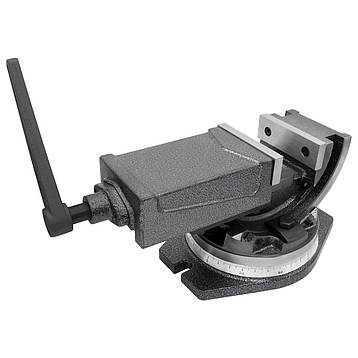 Лещата верстатні прецизійні двооборотні QHK125 (YR-YT-C) тип 3422, фото 2