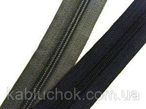 Блискавка № 5 спіральна (вита) метражні, колір синій, фото 1