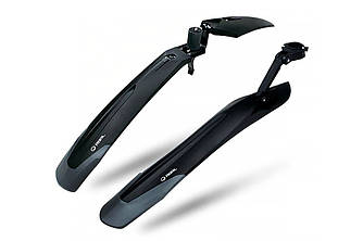 Крила 24-29" RBRL RL-910F/R швидкозмінні (кріпл. на корону вилки і підсідел.) чорн.