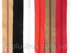 Блискавка № 7 спіральна (вита) метражні, колір білий, фото 1