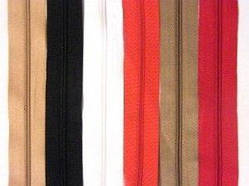 Блискавка № 3 спіральна (вита) метражні, колір світлий беж