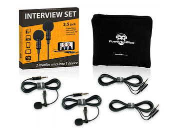 Петличний мікрофон POWERDEWISE LAVALIER MICROPHONE INTERVIEW SET (KG-927)