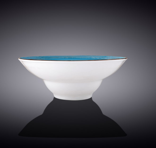 Тарілка глибока Wilmax SPIRAL BLUE d20см/V800мл