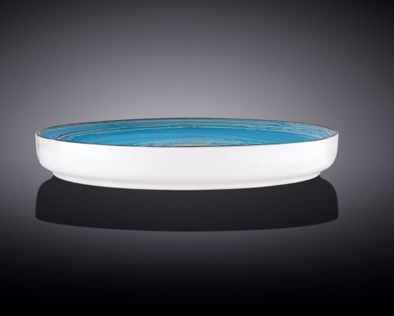 Тарілка обідня Wilmax SPIRAL BLUE 28 см